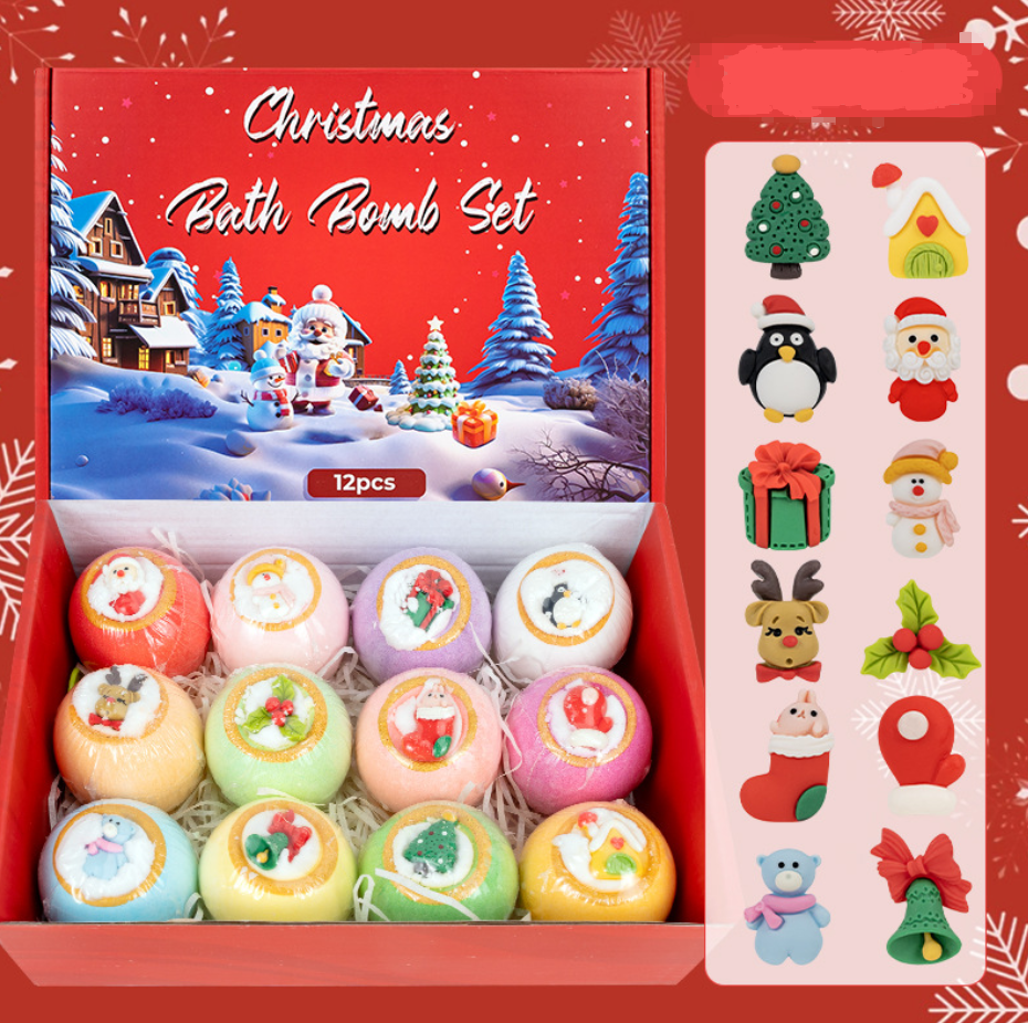 Christmas bath bomb